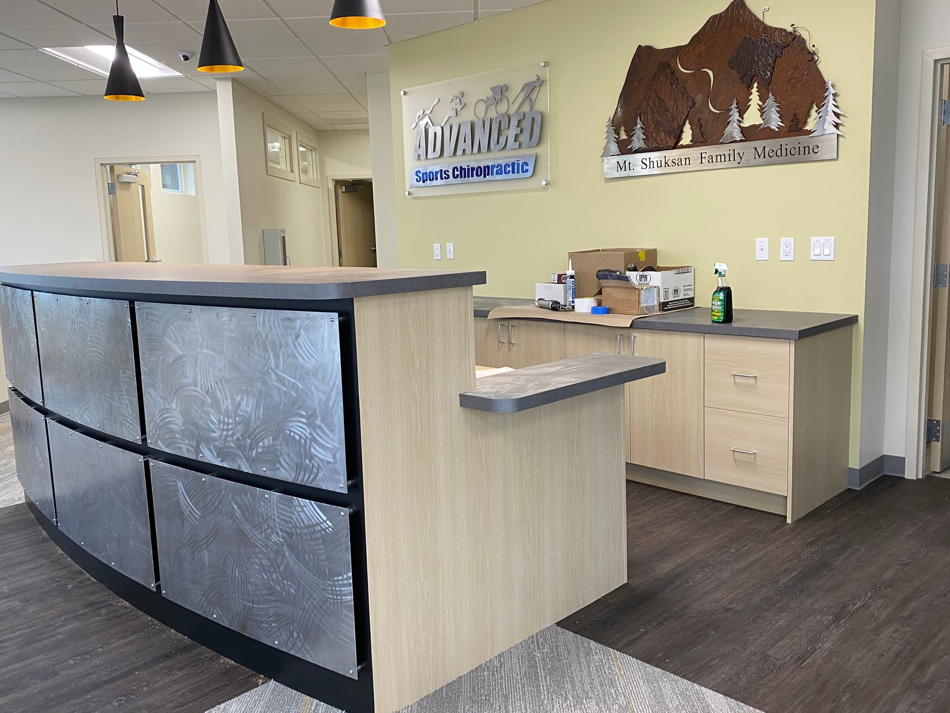 Cabinetry in an office lunch room